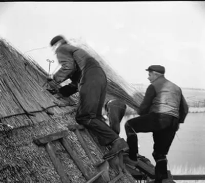Historische reparatiewerkzaamheden aan de Hoekermolen